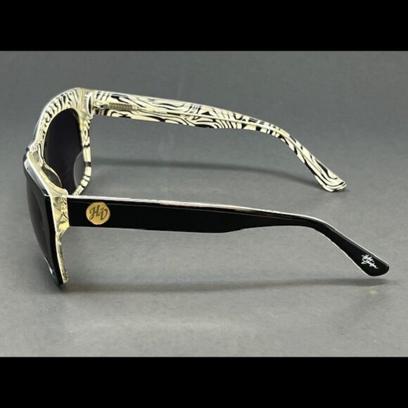 Harley Davidson HDK838 BLK3 Black 58mm Cat Eye Plastic Women\'s Sunglasses